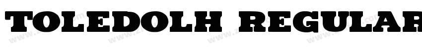 ToledoLH Regular字体转换